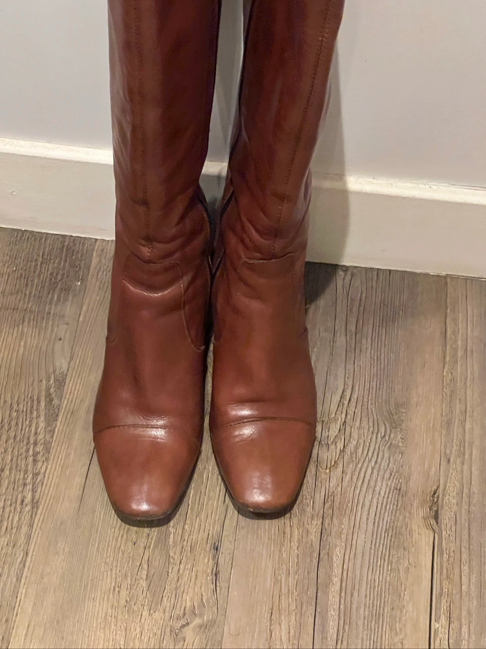 Minelli high leather heeled boots – photo 2